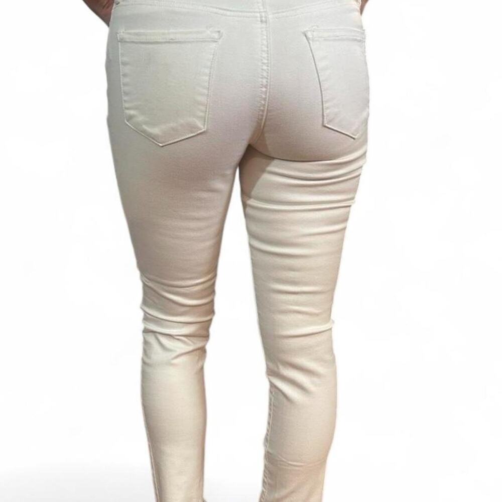 Articles of Society White High Waisted Skinny Jeans Distressed Y2K 27 Baddie